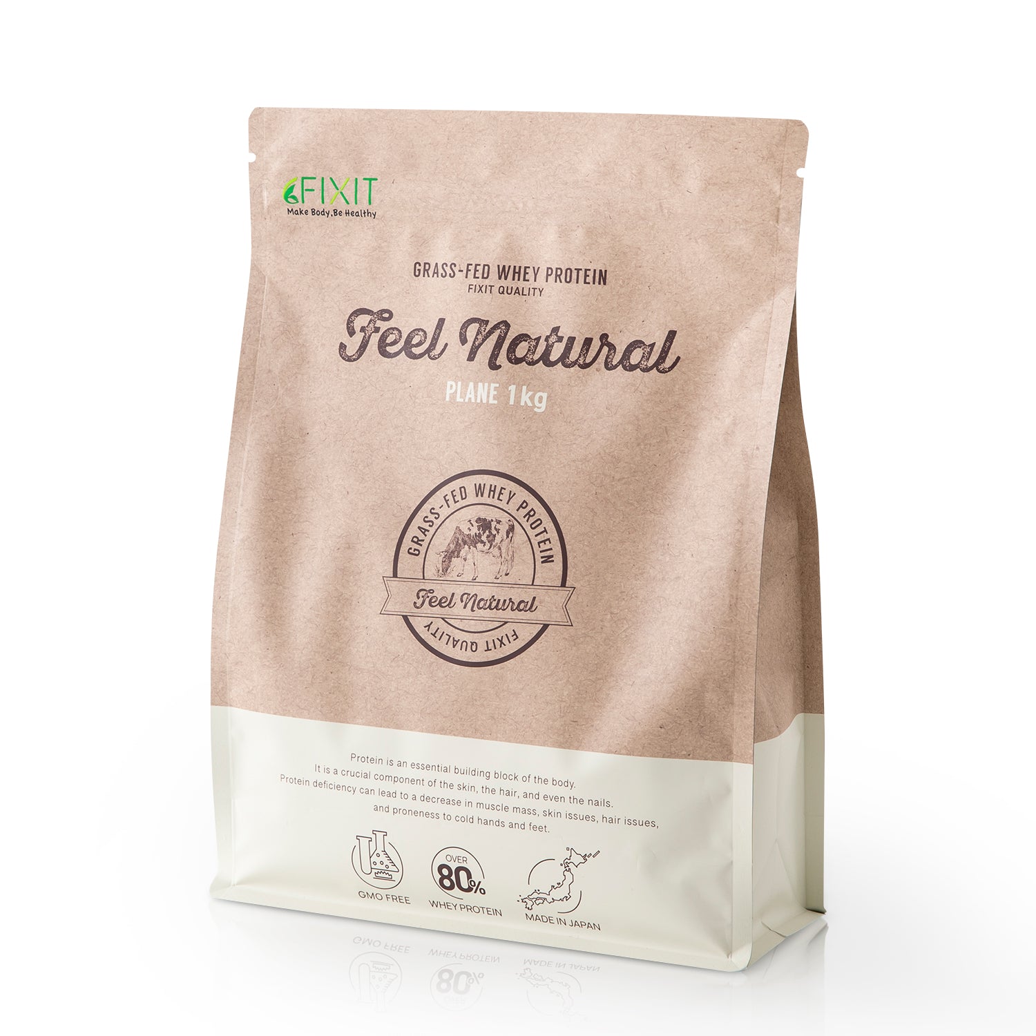 FEEL NATURAL WPC グラスフェッドホエイプロテイン 1kg